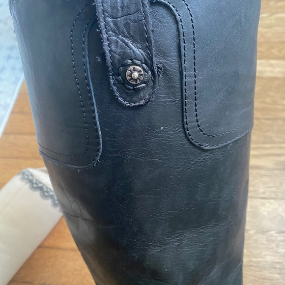 FRYE Tall Riding Boot new cond. 8.5 Black - Picture 4 of 4